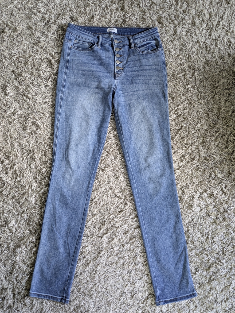 Amalli Talli Brooklyn Button Fly Cuff Jeans